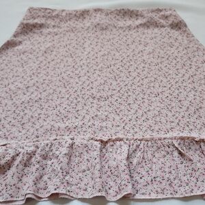 Brandy Melville Pink Floral Mini Skirt